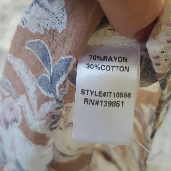 Oddy Boho Babydoll Top Sz Large - Picture 8 of 8